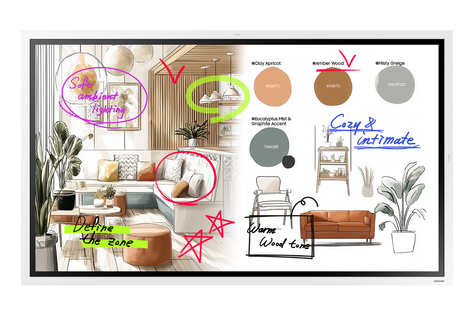 SAMSUNG FLIP 5 WM55F LH55WMFWBGCXEN