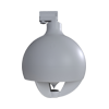 ECLER WISPEAK GLOBE sur rail  Blanche