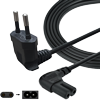 LINK'UP CABLE SECTEUR FICHE BIPOLAIRE COUDE 3 M