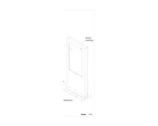 SCREEN'UP 49XE4F / XE3P TOTEM OUTDOOR  (1088-230319)